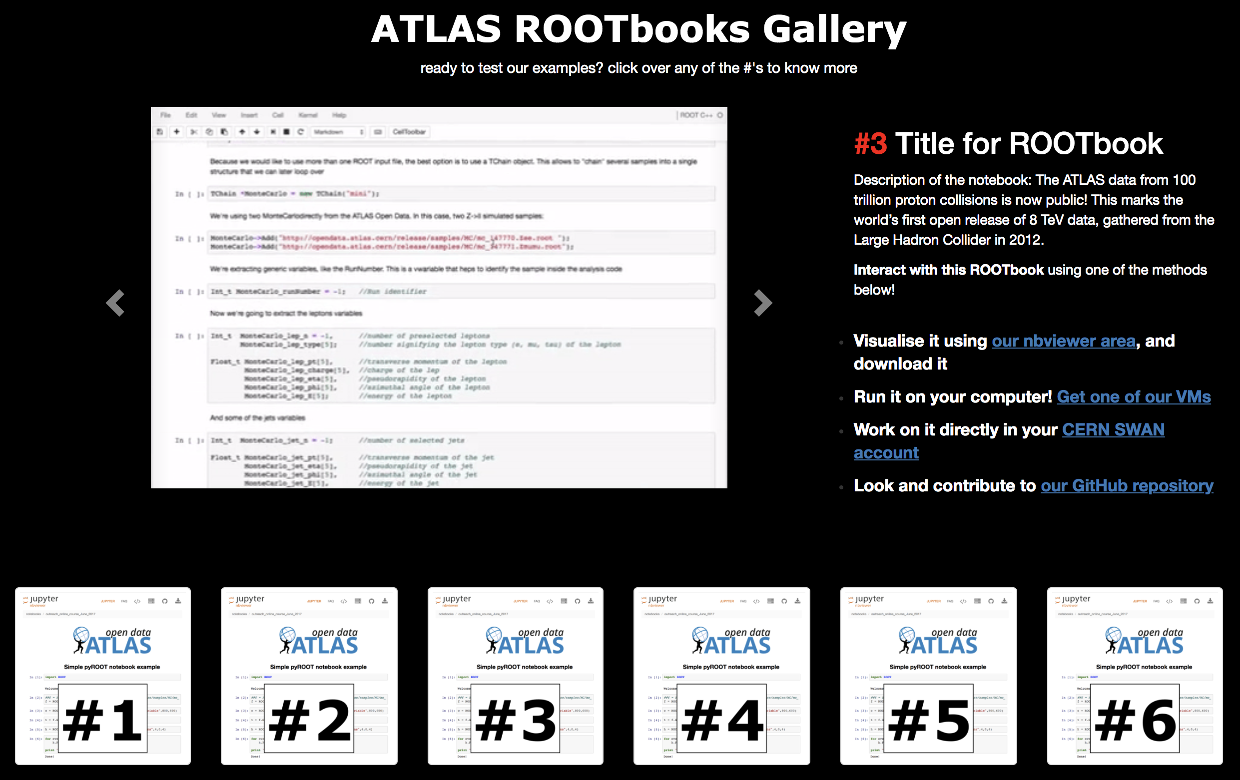 ATLAS Open Data notebooks